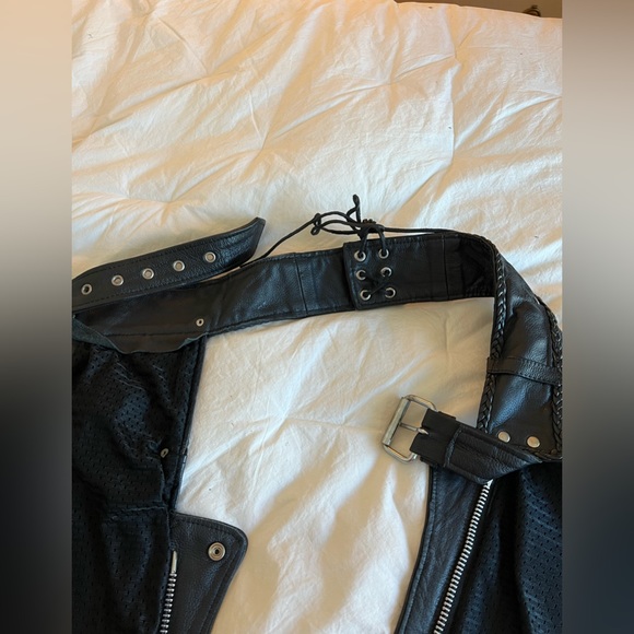 Unisex Leather Riding Chaps - - Picture 4 of 10